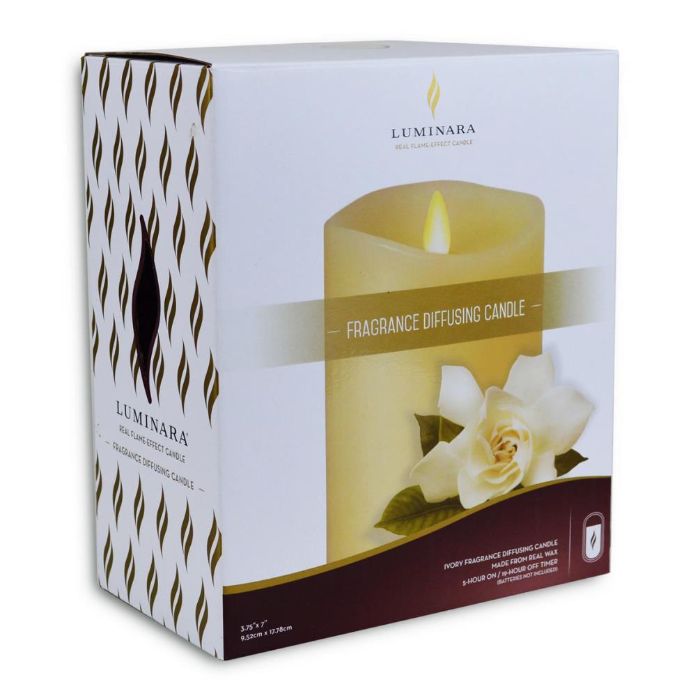 Luminara Ivory LED Pillar Candle Gift Set Extra Image 2